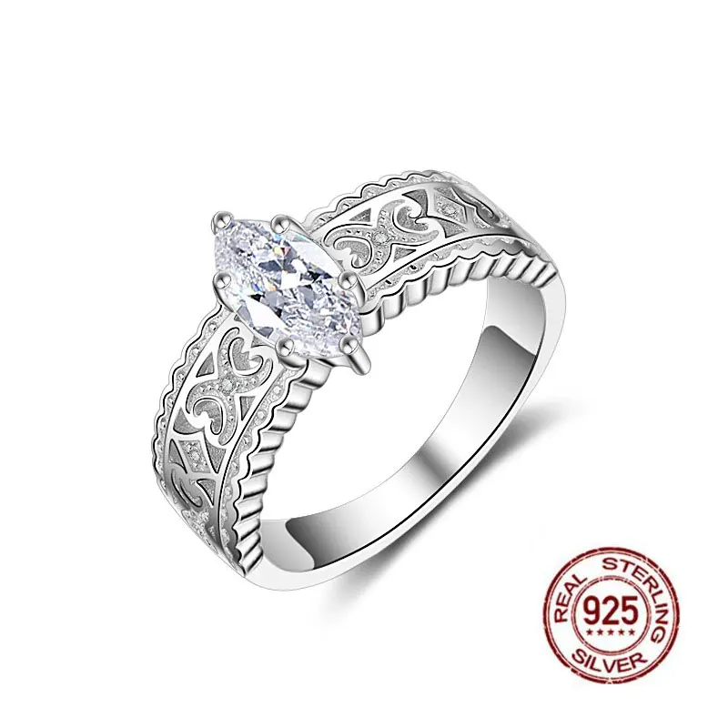 Посеребренные овальные специальные Стиль AAAAA синтетический фианит с кубической