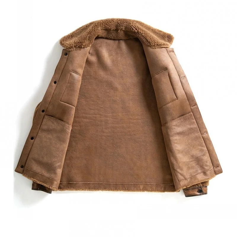 Мужская кашемировая куртка с длинным рукавом короткая - Цена: 18743.24