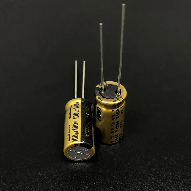 5 предметов в партии 20 штук 100 мкФ 100V NICHICON FW серии 10x20 мм 100V100uF Hi-Fi аудио конденсатор