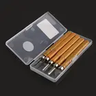 5 шт.компл. набор ручных резцов для резьбы по дереву набор профессиональных ножей для резьбы по дереву S25 19 Прямая поставка