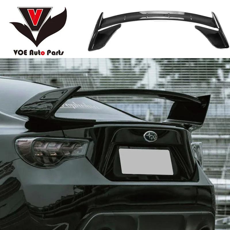 Углеродного волокна/FRP спойлер заднего багажника крыла для Toyota GT86 Subaru BRZ на крышке