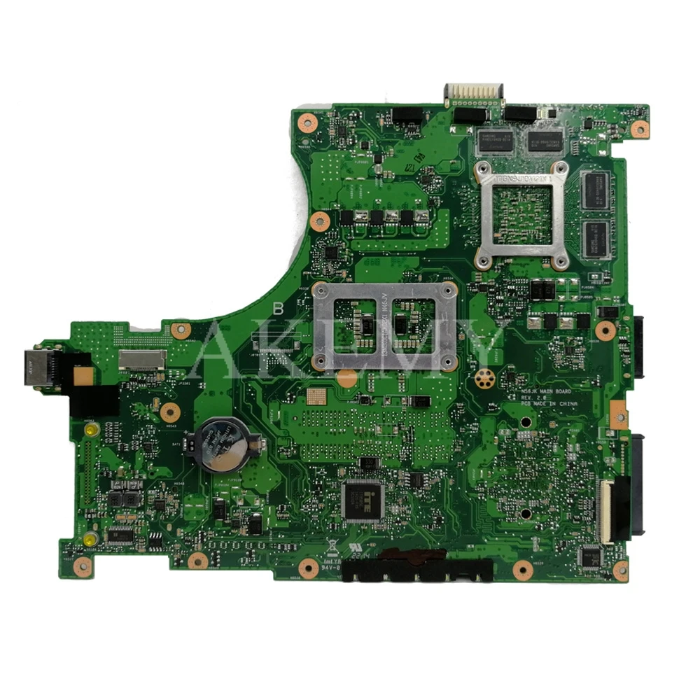 N56JK материнская плата I7-4700HQ GTX850M для For Asus N56J G56J G56JK Материнская ноутбука