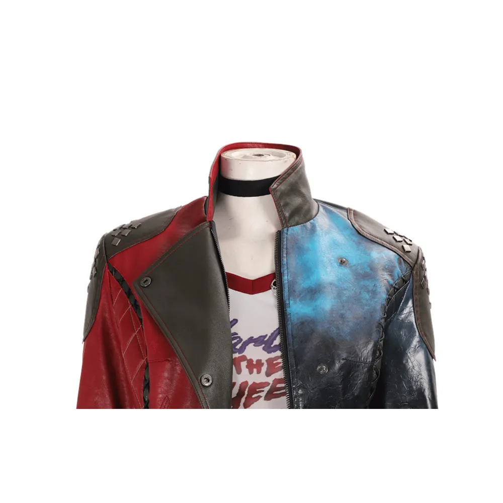 Offerte Donne Adulte Quinzel Cosplay Suicide Joker Girl Costume Outfit Fancy Halloween Party Puntelli Completi Abito Con Stivali