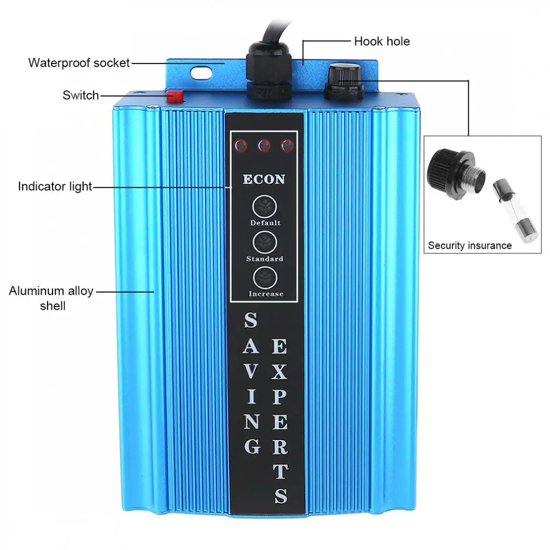 68KW 90 250V интеллектуальная энергосберегающая коробка с Светодиодный индикатор