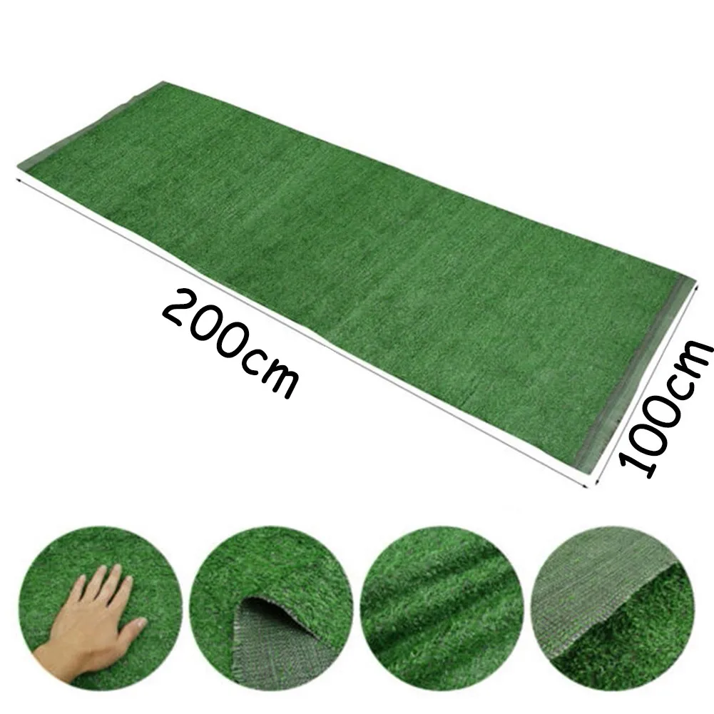

Artificial Grass Carpet Green Fake Synthetic Garden Football Field Playground Micro Landscape Lawn Mat Turf Yard Garden Decor