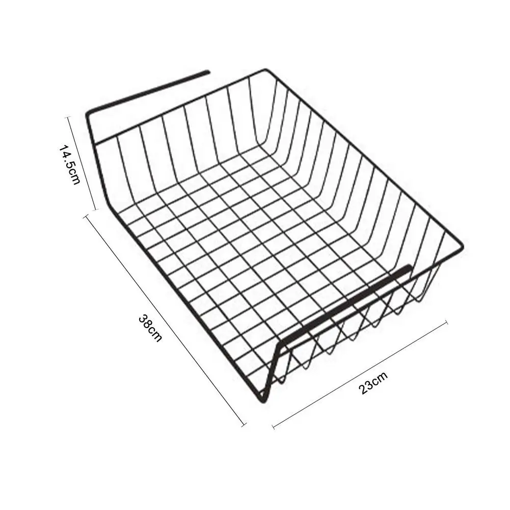 

Under Hanging Basket Metal Kitchen Closet Organizer Home Kitchen Clapboard Iron Art Storage Open Drawer Grid Receives
