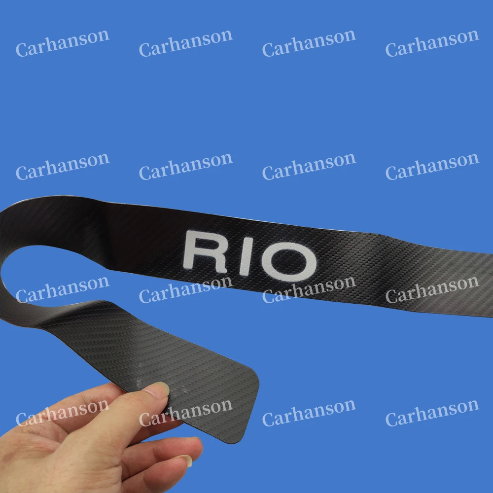 Для KIA RIO отделка багажника заднего бампера протектор порога Обложка Авто