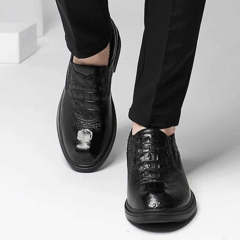 

Мужская повседневная обувь, повседневная мужская обувь, модная мужская обувь, повседневная мужская кожаная обувь для мужчин, мужская черна...