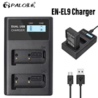 PALO EN-EL9 EN EL9 EN-EL9a EN EL9a EL9a LCD Цифровое зарядное устройство для Nikon D40 D60 D40X D5000 D3000