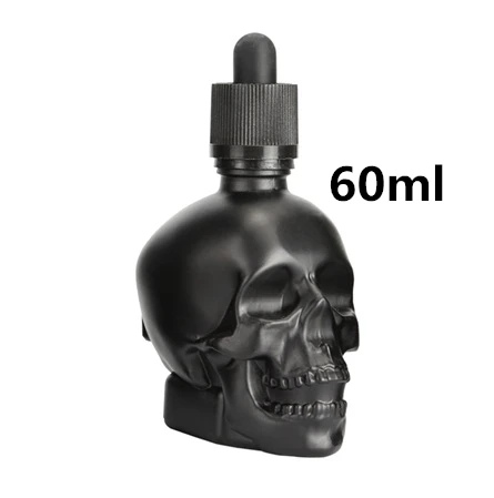 60ml Black 7 цветов на каждый день череп горький бутылка горькой блошницы медицинская капельница горький бутылки 30/60/120 мл - Цвет: 60ml Black