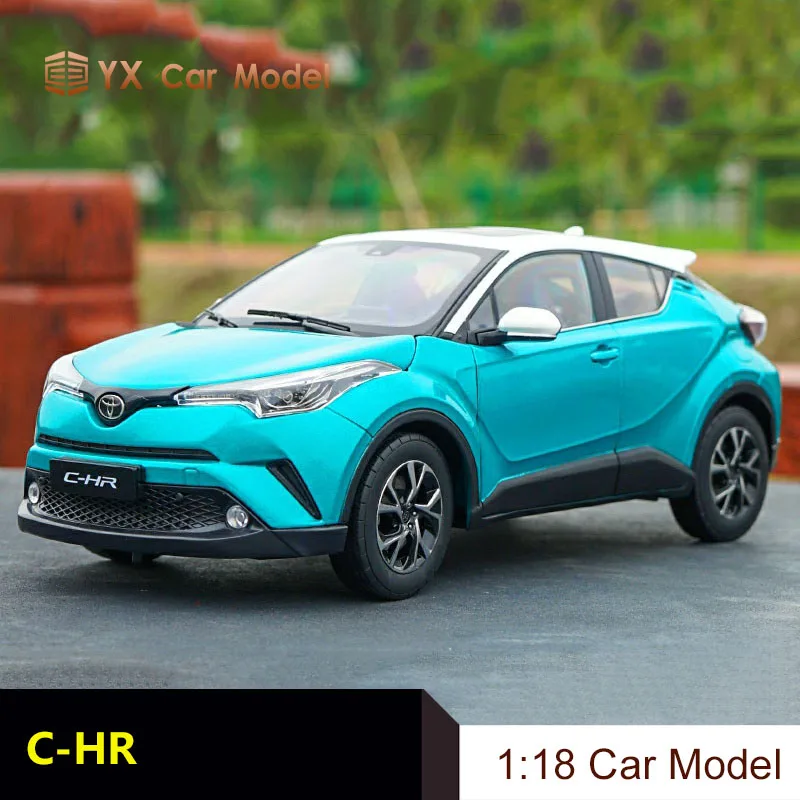 

Модель автомобиля под давлением, оригинальная модель автомобиля 1:18 GAC Toyota C-HR CHR TOYOTA, модель автомобиля из сплава, коллекция мебели (маленький...
