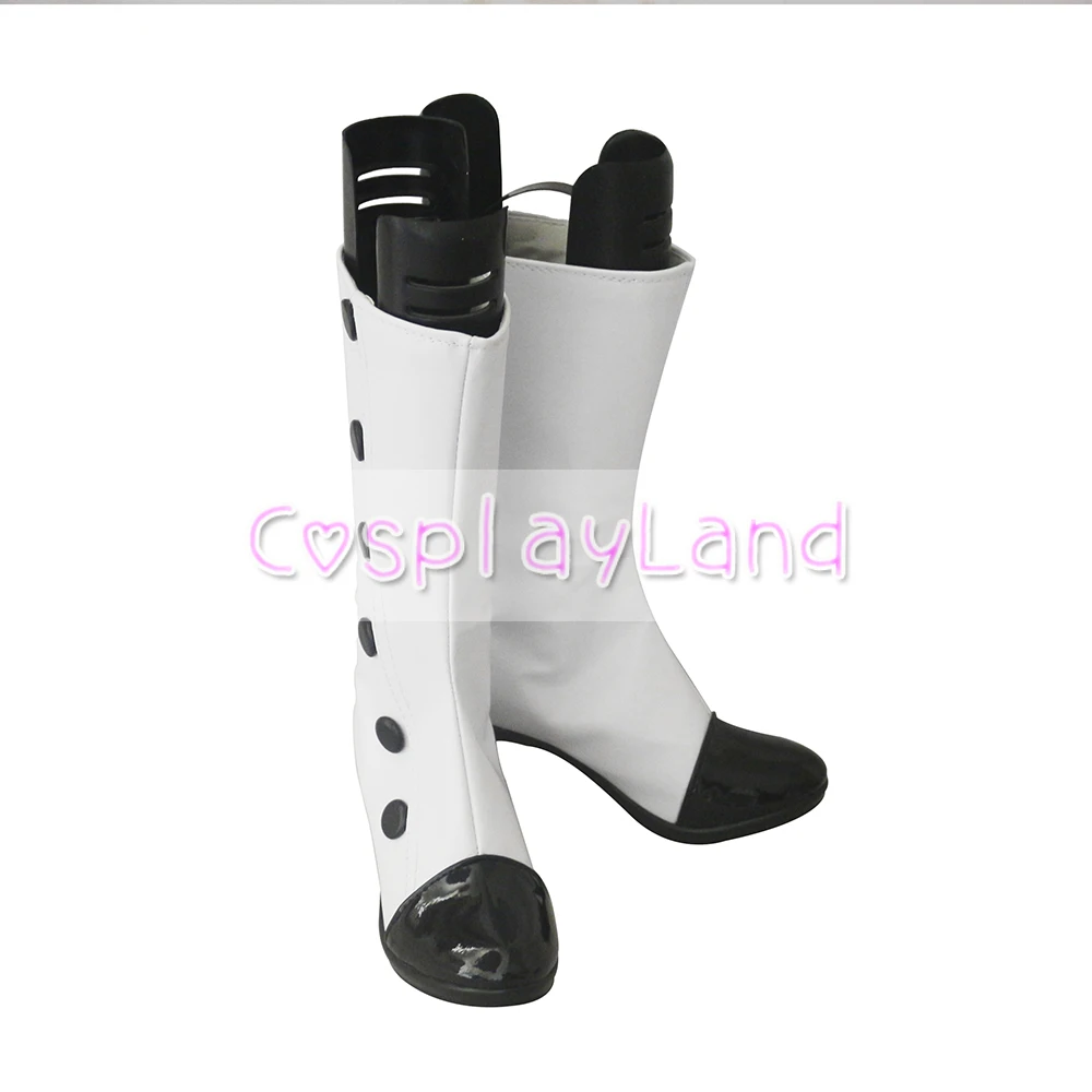 Ботинки для косплея arknight Цейлонские белые кожаные женские ботинки на высоком