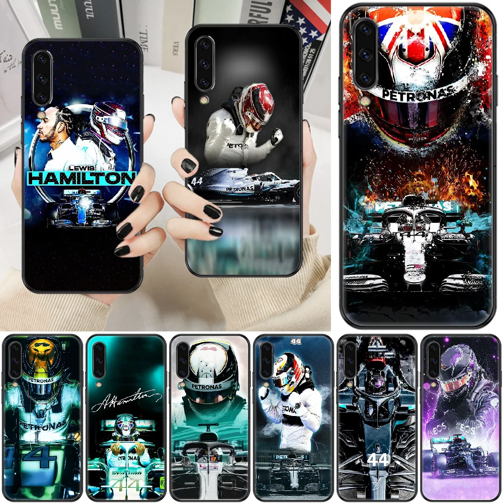 Гамильтон F1 44 чехол для телефона Samsung Galaxy A 3 5 7 8 10 20 21 30 40 50 51 70 71 E S 2016 2018 4G Черный 3D из