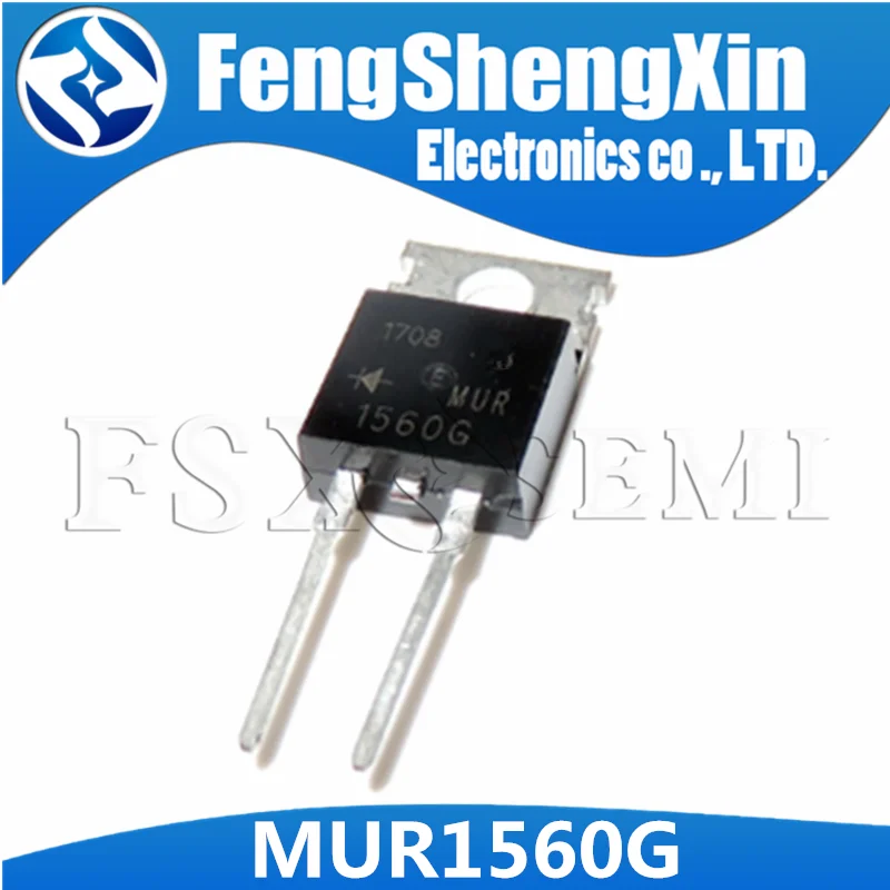 10 шт./лот MUR1560G TO-220 MUR1560 U1560 1560G Диод Быстрого Восстановления | Электронные