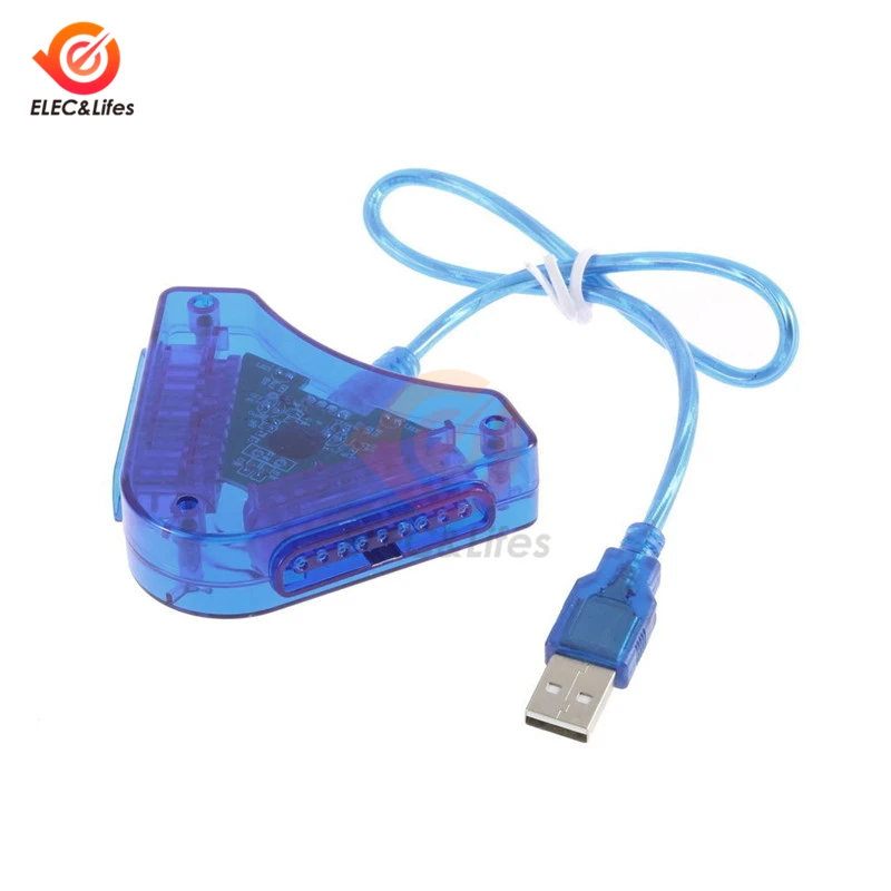 Двойной игровой конвертер адаптер USB кабель джойстик для игры Dual Playstation 2 PS2