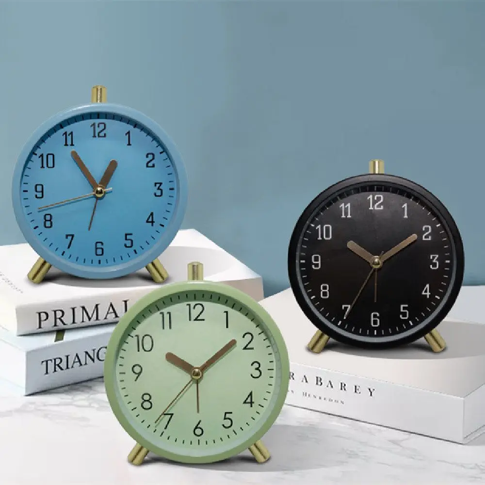 

Тихие часы, креативные скандинавские часы-будильник, простой Кварцевый Будильник, портативные тихие часы