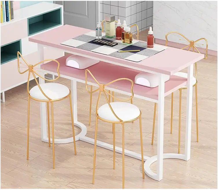 

Manicure table and chair set simple modern double North Europe and the United States a special price economic single net red man