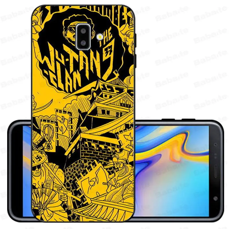 Wu-Tang Wu Tang Clan черный ТПУ Мягкий силиконовый чехол для телефона samsung Galaxy j6 plus A6 A8 A9 A10 A30 A50 Coque Shell