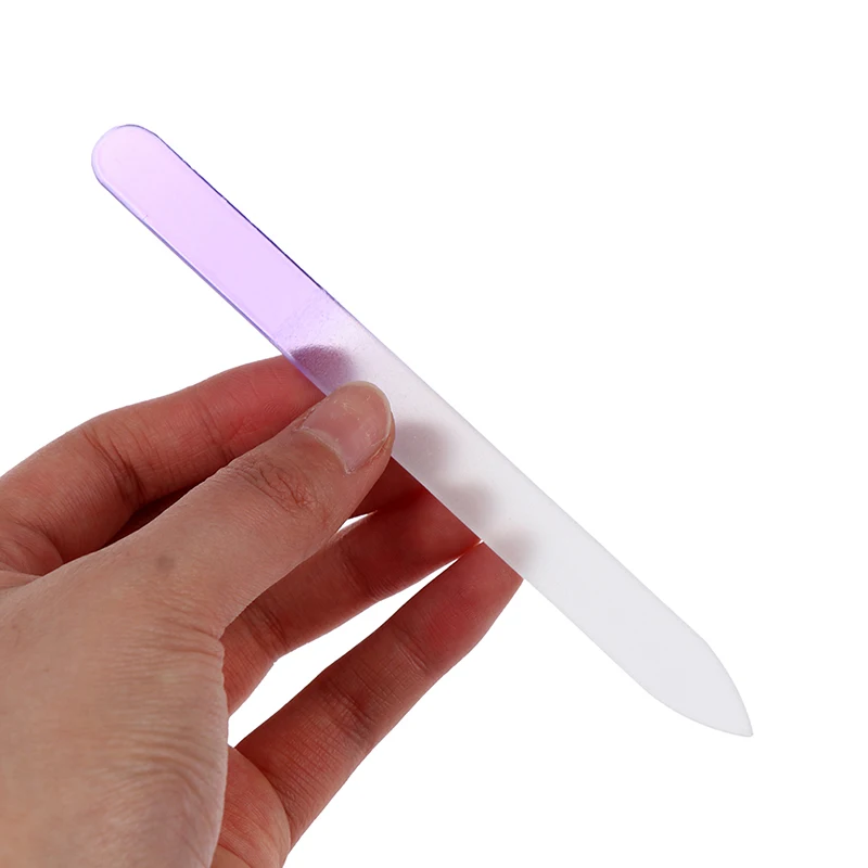 

1PCS Double-sided Glass Nail File Durable Crystal Buffer Nail Art FilesTools