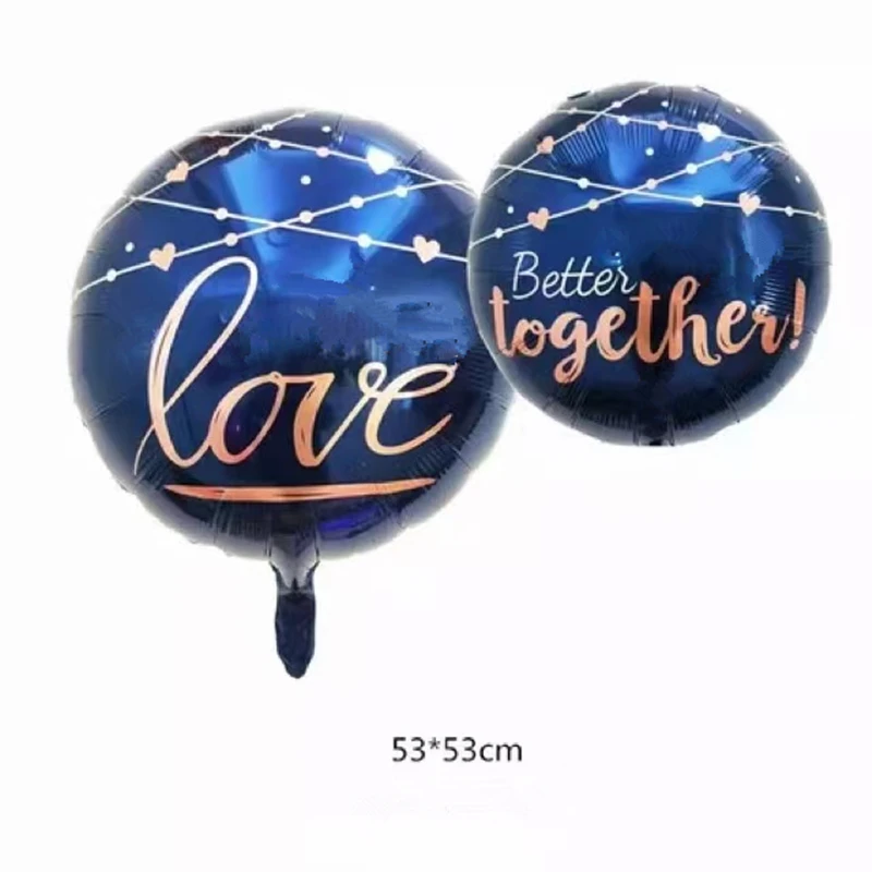 Круглый воздушный шар 22 дюйма в форме сердца персика шарики для свадебного