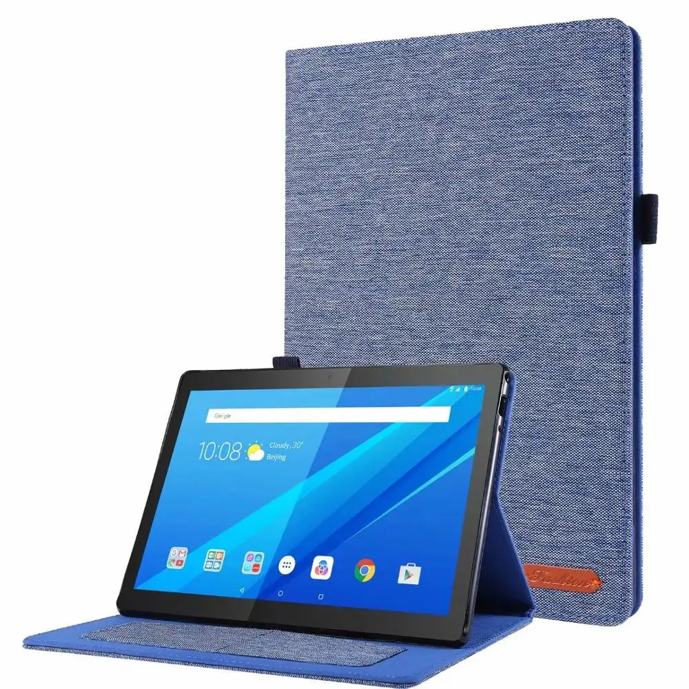 Чехол для планшета lenovo Tab M10 TB X605F X605L 10 1 дюймов 2019 Тканый дизайн из искусственной