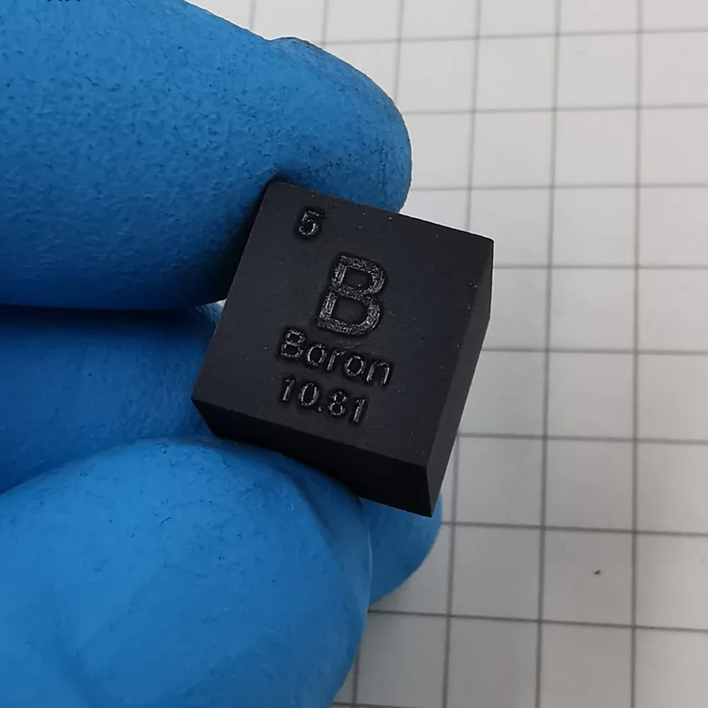 

Boron Periodic Table Cube 99.9% Pure Length 10mm Weight 1.2g