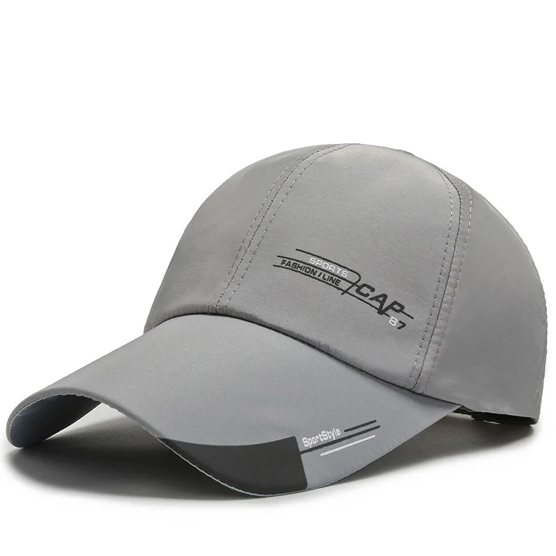 

Silk cap baseball cap men's and women's summer sunscreen cap cap cap fishing cap print letter