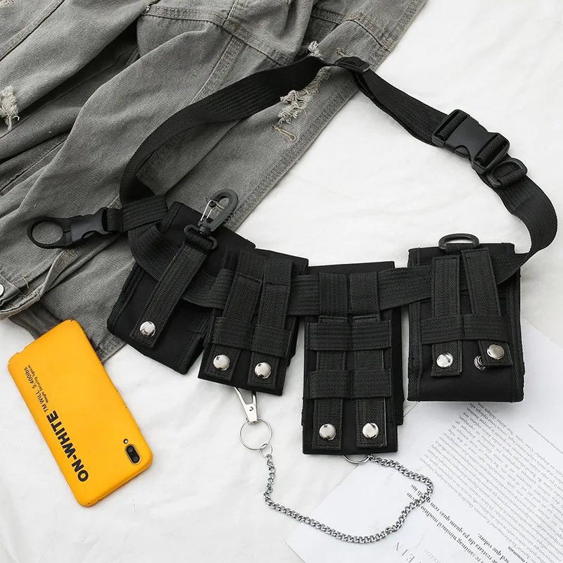 Тактическая Сумка В Стиле Хип хоп с курицей Холщовая через плечо мужская сумка на