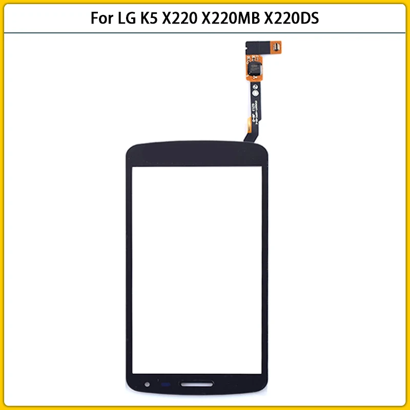 50 Uds nueva para LG K5 X220 X220MB X220DS Touch Sensor de Panel de pantalla digitalizador LCD cristal frontal exterior lente pantalla t&aacute;ctil reemplazar-1
