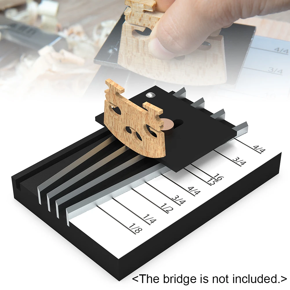

Universal Cello Viola Violin Bridge String Spacing Marker Spacer Lithier Tool