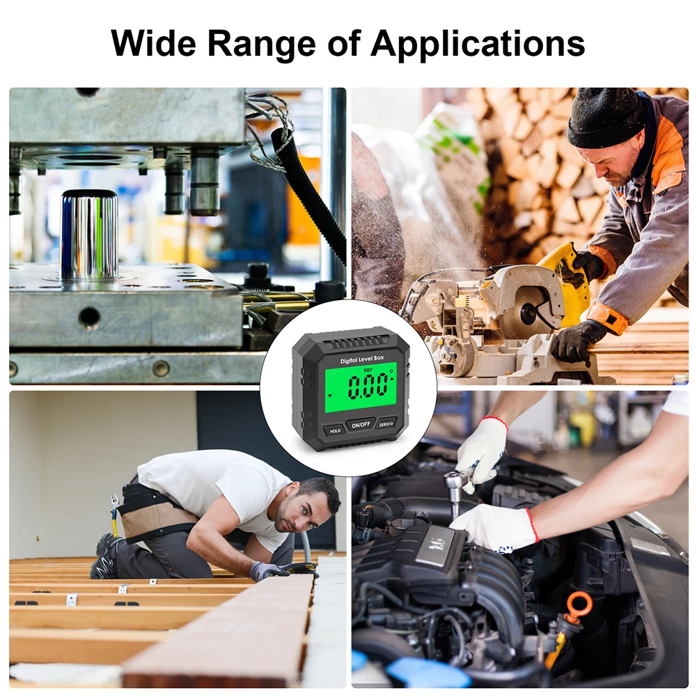 

Angle Ruler Digital Level Protractor Inclinometer Magnetic Base Digital Goniometer Electronic With Backlight Measuring Tool