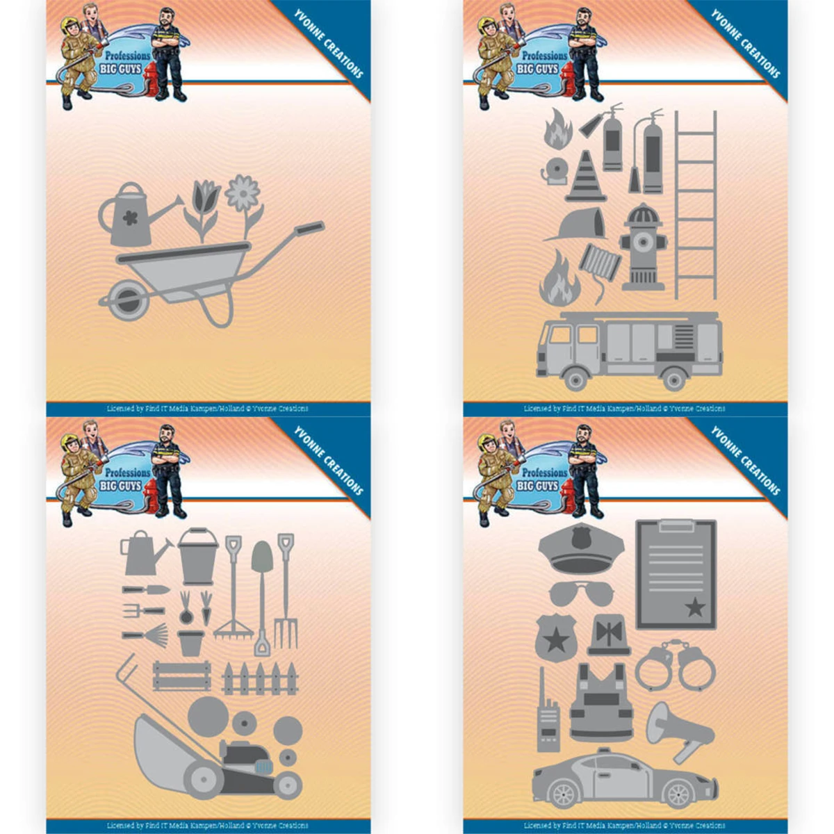 

Новые символы разных профессий, металлические Вырубные штампы, бумажные/фотокарточки, тисненые штампы
