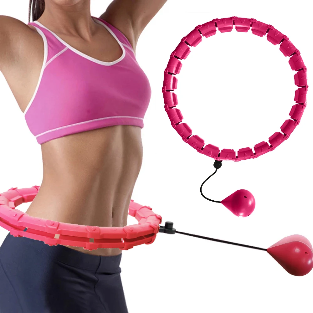 

24 Section Adjustable Huula Massage Fitness Hoop Sport Hoops Abdominal Thin Waist Exercise Equipment Training Weight Loss