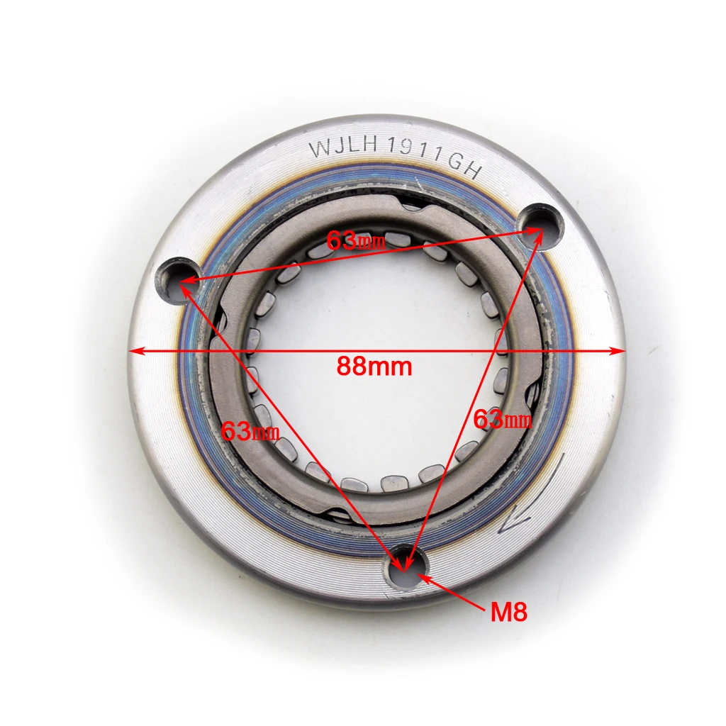 Мотоцикл за пределами велосипедного стартера сцепления Диск обгон для CG200
