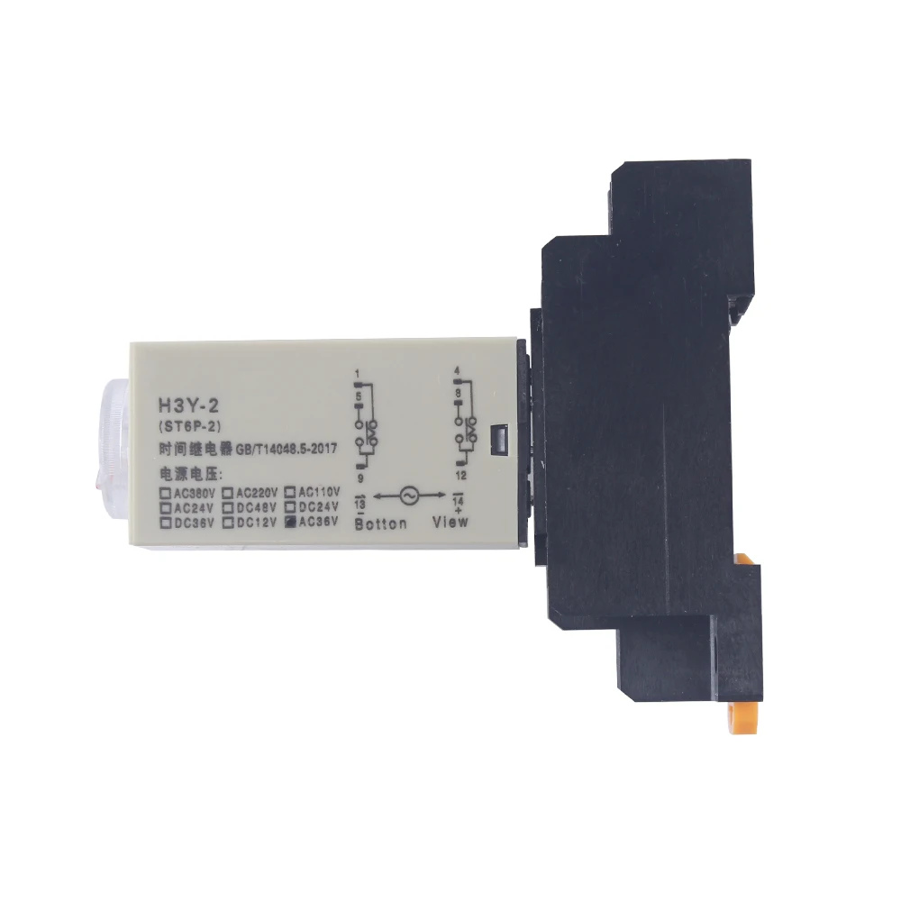 1 шт. реле времени для таймера с цоколем переменный ток 36 В 110 380 постоянный 24 0-30