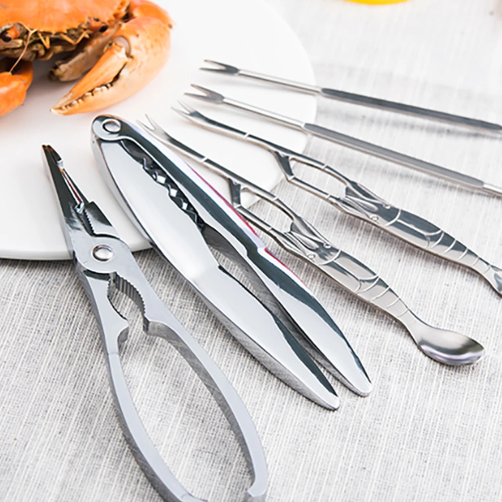 

Stainless Seafood Steel Crab Tool With Storage Box