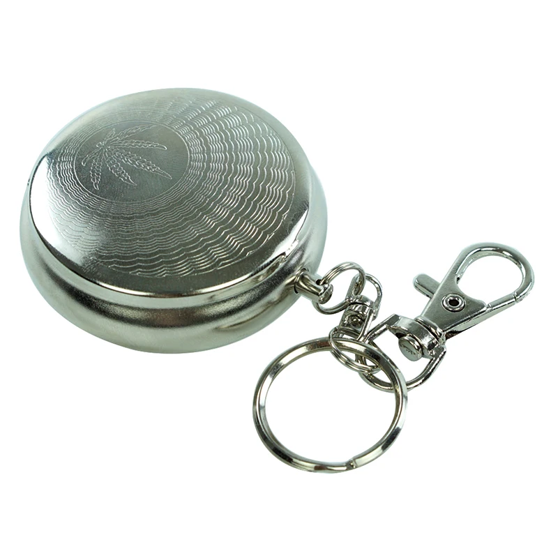 Переносная карманная пепельница круглый жестяной инновационные