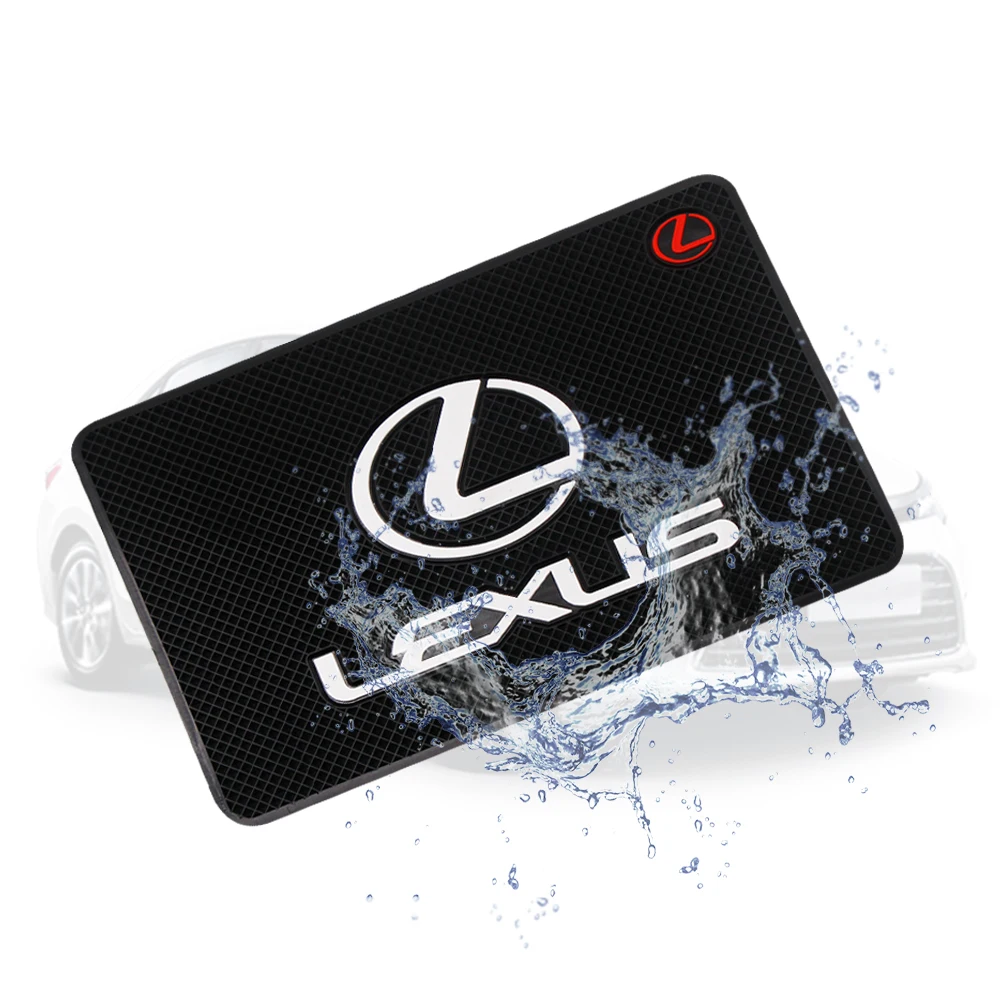 1 шт. автомобильный нескользящий коврик для телефона с логотипом Lexus ES300 RX330 RX300 GS300