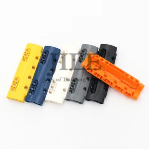 Технология Панель изогнутые 11x3 с 10-контактный отверстия через поверхность 11954 строительные блоки, кирпич с совместимыми аксессуарами механические