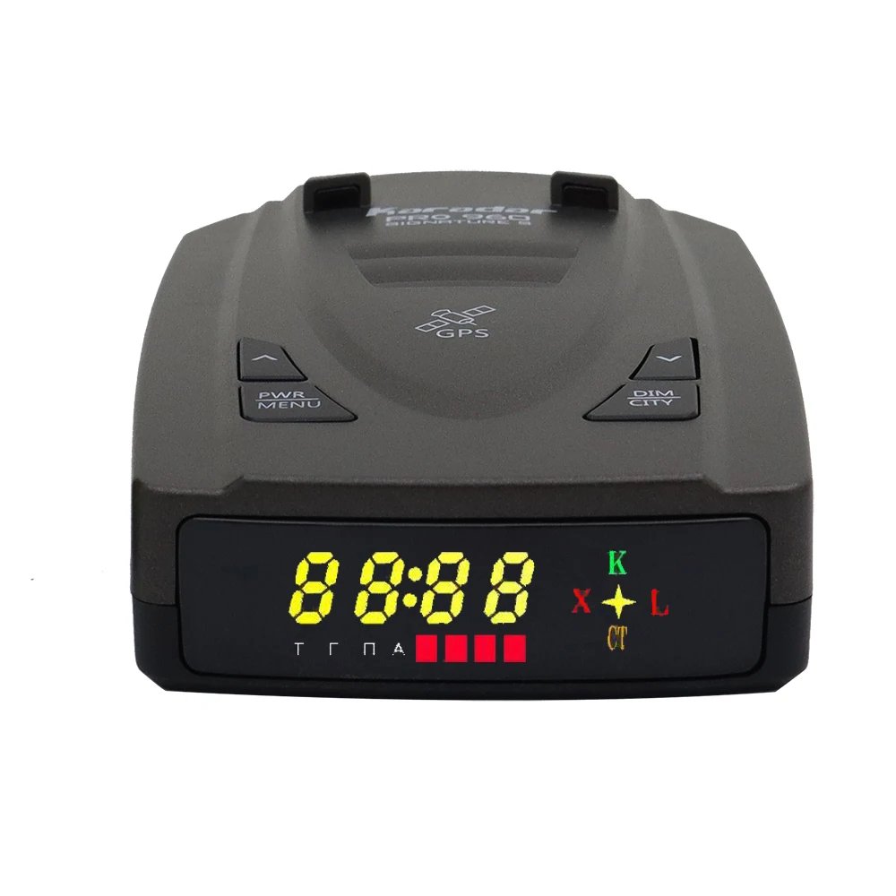 Karadar 2 in 1 Car GPS Radar Anti Detector Alarm with Signature Mode k CT X Laser Bands Russian Language | Автомобили и мотоциклы