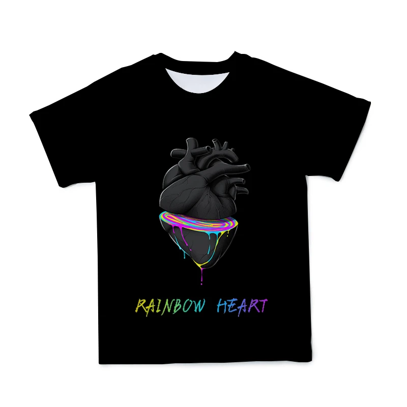 

2021 Summer Hot Sale 3D T-shirt Men Short Clothes Cartoon Character Printing Daily Casual Sttle T-shirt 100-6XL