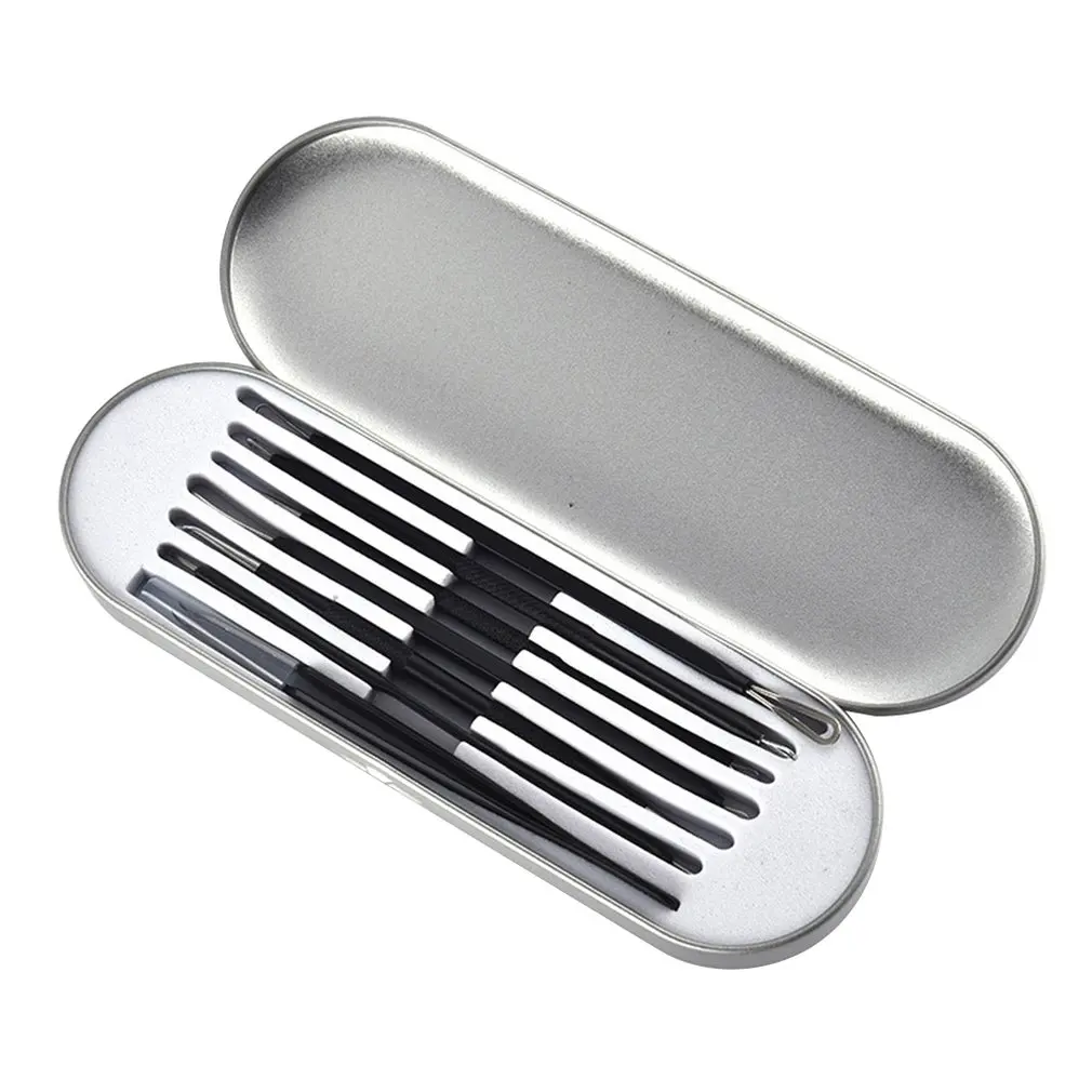 Игла для прыщей из нержавеющей стали 7 комплектов игла удаления угрей