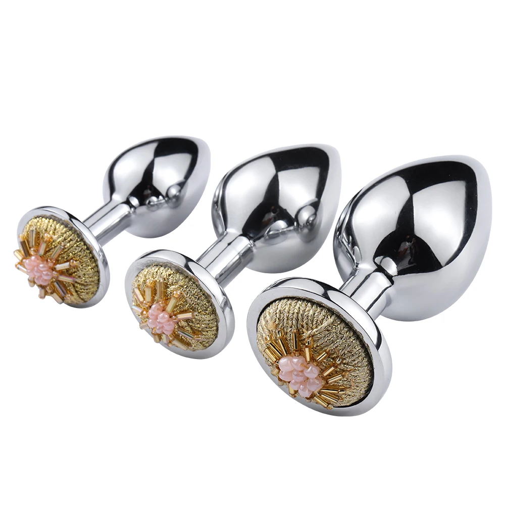 Анальные бусины хрустальные ювелирные изделия Круглый анальный