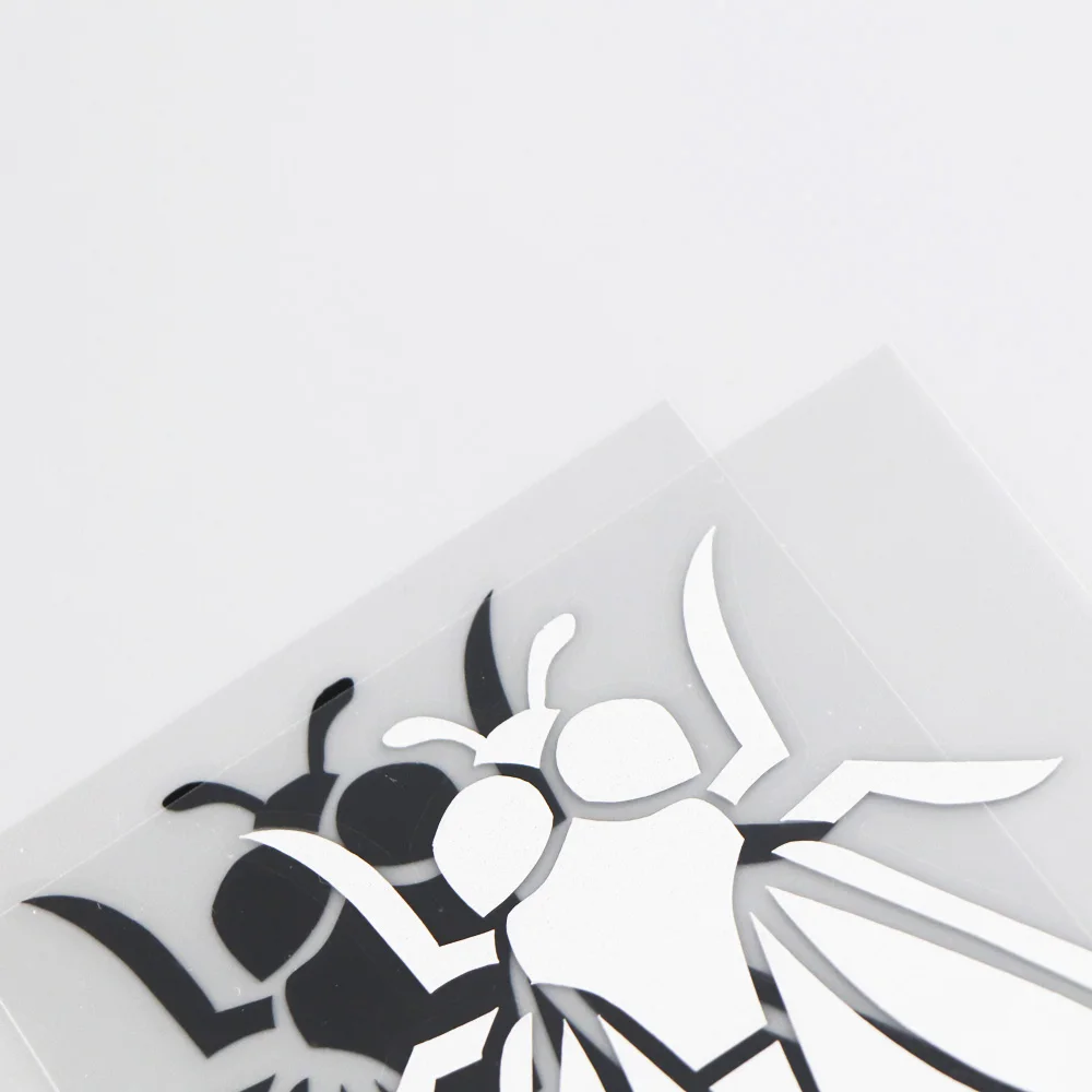

YOJA 8.29.4CM Cool Fly Cartoon Vinyl Pattern Animals Car Stickers Decal Black/Silve0r 19C-0159