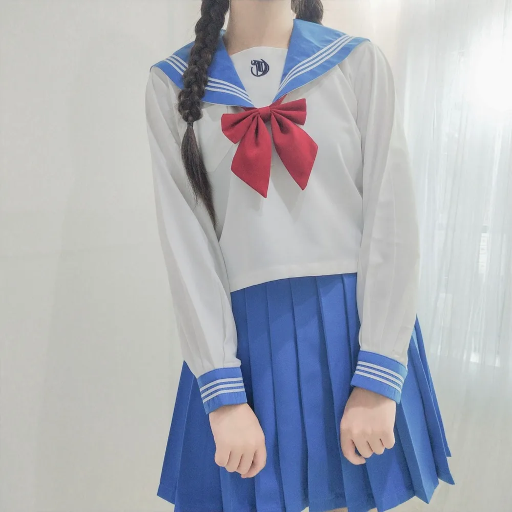 

2020 New Arrival Japanese JK Sets School Uniform Girls DEER Embroidered Spring Autumn High School Women Sailor Suits Uniforms