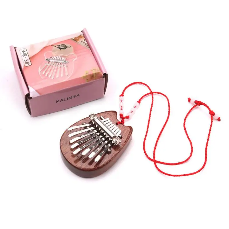 

8 Key Mini Kalimba Exquisite Finger Thumb Piano Marimba Musical Good Accessory Pendant Gift Musical Instruments Keyboard