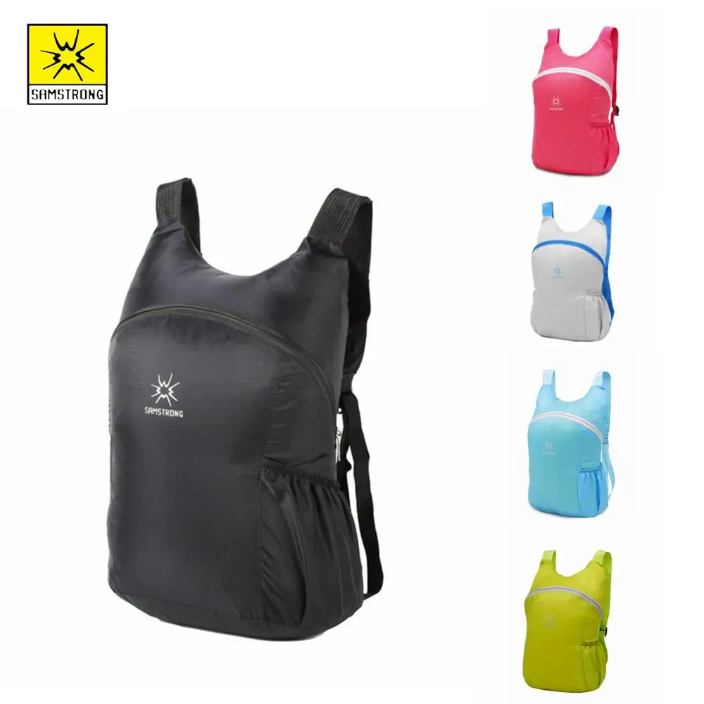Samstrong 20L Сверхлегкий складной рюкзак для улицы удобный мини мягкая дорожная сумка