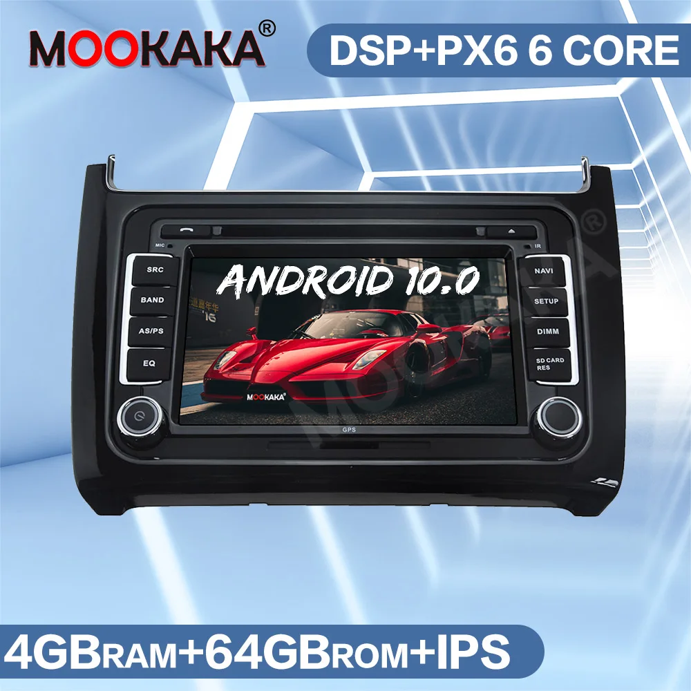 

Android 10 64G Car GPS Navigation Radio for Volkswagen Polo 2015-2017 Radio Auto Stereo Headunit Multimedia Player Tape Recorder