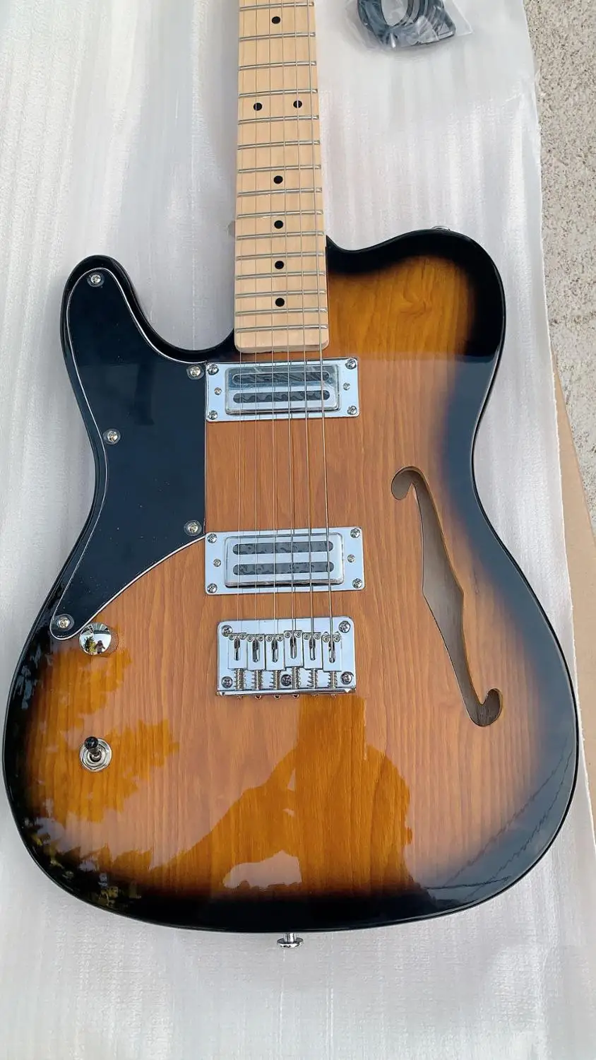 Оптовая продажа гитары Новые левша электрогитара Tel в коричневый взрыв 201909 |