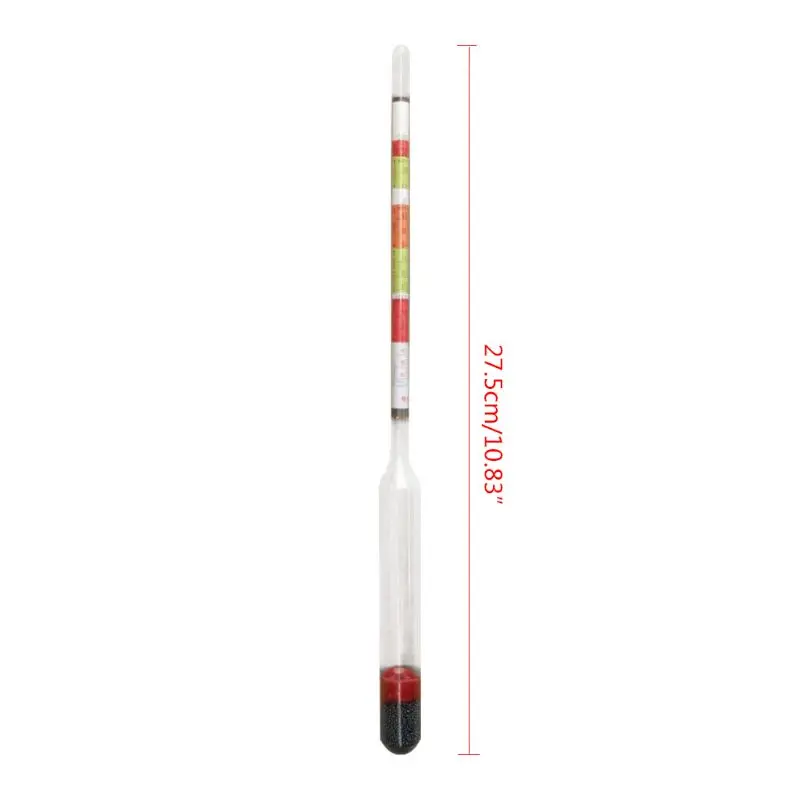 

2pcs Triple Scale Hydrometer Self Brewed Wine Sugar Meter for Home Making Beer